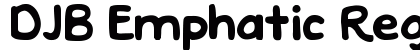 DJB Emphatic Regular preview