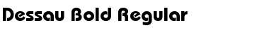 Dessau-Bold Font