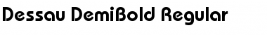 Dessau-DemiBold Font