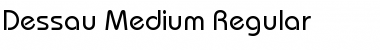Dessau-Medium Regular Font