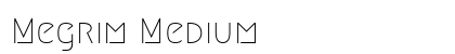 Megrim Medium preview