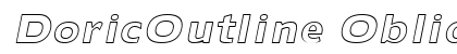 DoricOutline Oblique preview