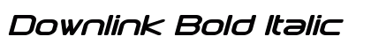 Downlink Bold Italic Preview