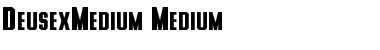 Deusex Medium Font