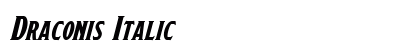 Draconis Italic preview