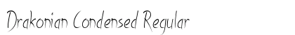 Drakonian Condensed Regular Preview