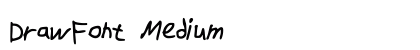 DrawFont Medium preview