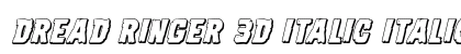 Dread Ringer 3D Italic Italic preview