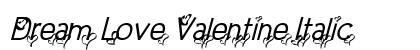 Dream Love Valentine Italic preview