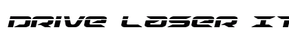 Drive Laser Italic Italic preview