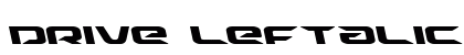 Drive Leftalic Italic preview
