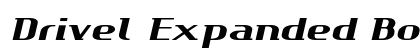 Drivel Expanded Bold preview