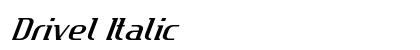Drivel Italic preview