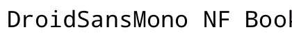 DroidSansMono NF Book preview