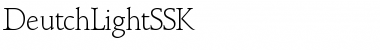 DeutchLightSSK Font