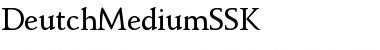 DeutchMediumSSK Font