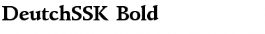 DeutchSSK Bold Font