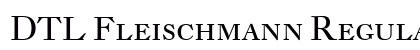 DTL Fleischmann Regular Preview