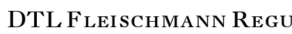 DTL Fleischmann Regular Preview