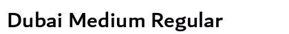 Dubai Medium Regular preview