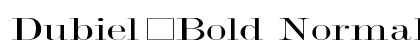 Dubiel_Bold Normal preview