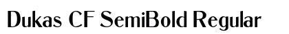 Dukas CF SemiBold Regular preview