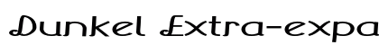 Dunkel Extra-expanded Bold Preview