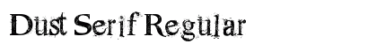 Dust Serif Regular preview