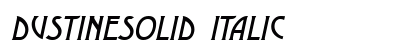 DustineSolid Italic Preview
