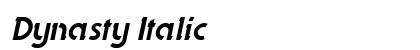 Dynasty Italic Preview