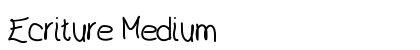 Ecriture Medium preview