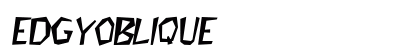 Edgy Oblique preview
