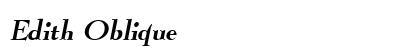 Edith Oblique preview