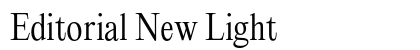 Editorial New Light Preview