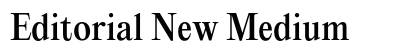 Editorial New Medium preview