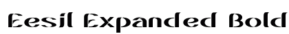 Eesil Expanded Bold preview
