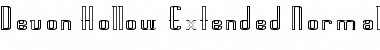 Devon-Hollow-Extended Normal Font