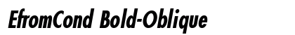 EfromCond Bold-Oblique Preview