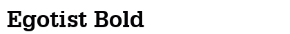 Egotist Bold preview