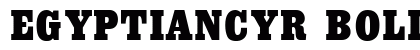 EgyptianCyr Bold preview