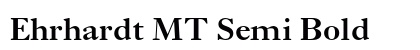 Ehrhardt MT Semi Bold preview