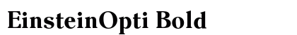 EinsteinOpti Bold preview