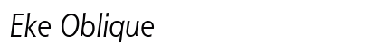 Eke Oblique Preview