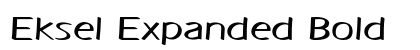 Eksel Expanded Bold preview