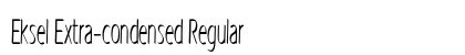 Eksel Extra-condensed Regular Preview