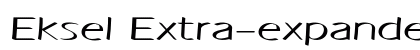 Eksel Extra-expanded Regular Preview