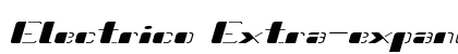 Electrico Extra-expanded Italic preview