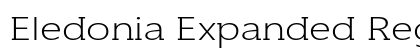 Eledonia Expanded Regular Preview