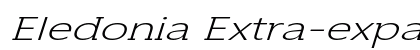Eledonia Extra-expanded Italic preview