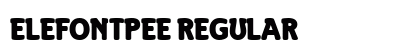 ElefontPEE Regular preview